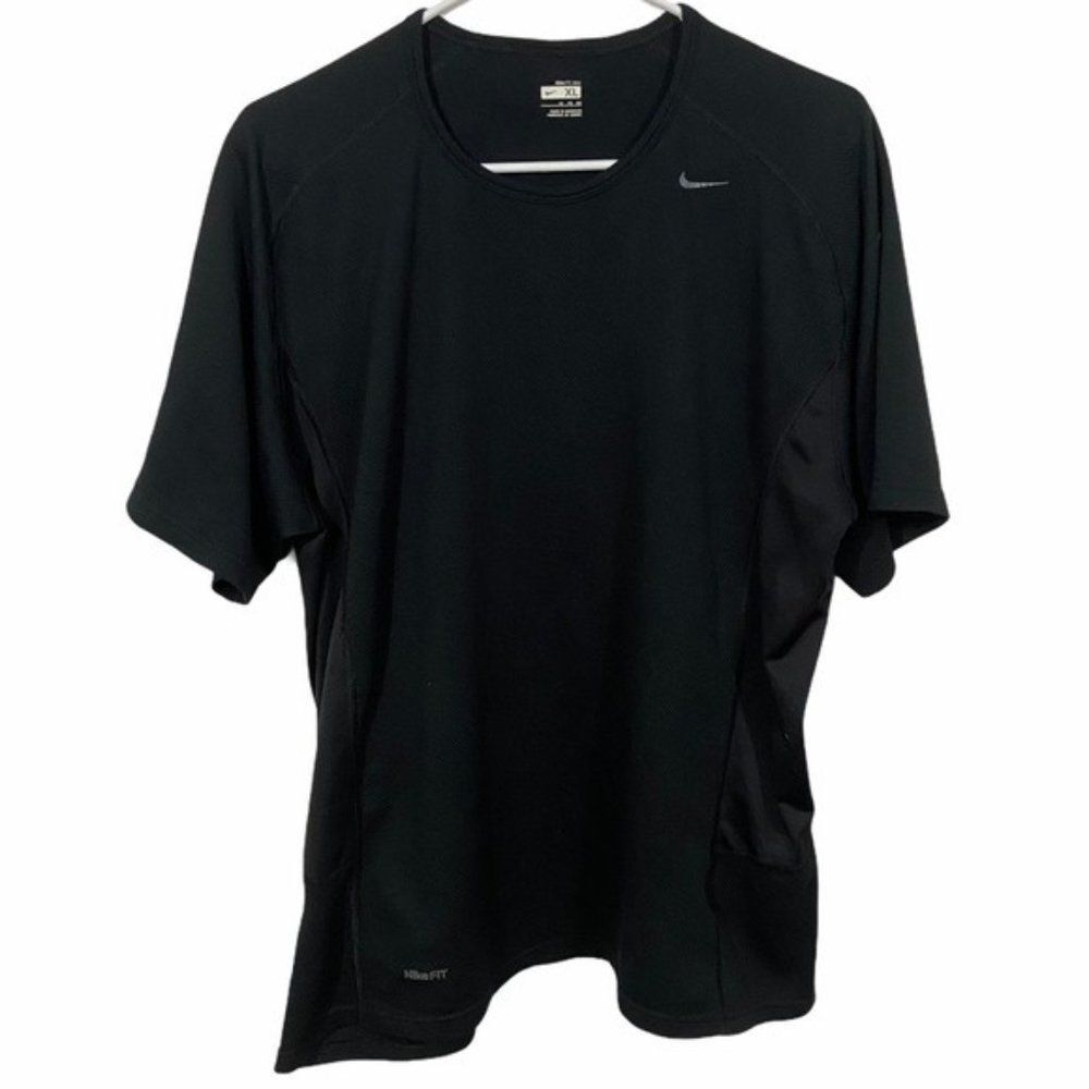 Nike Black Dri-Fit Short Sleeve Activewear T-Shirt